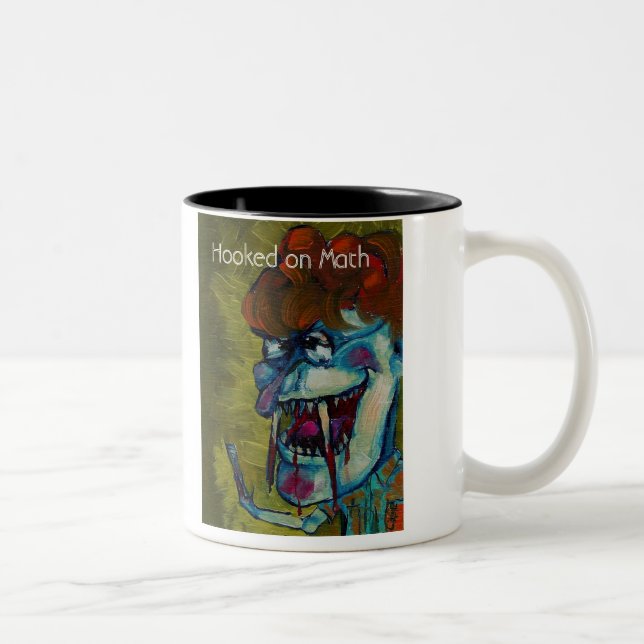De Café Em Dois Tons Enganchado na caneca da matemática (Direita)