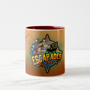 De Café Em Dois Tons Escapades a caneca