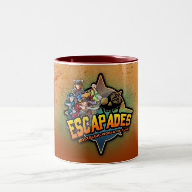 De Café Em Dois Tons Escapades a caneca (Centro)