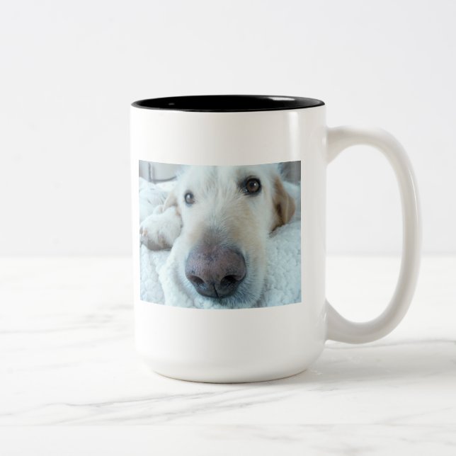 De Café Em Dois Tons Esta caneca faz-me feliz (Direita)