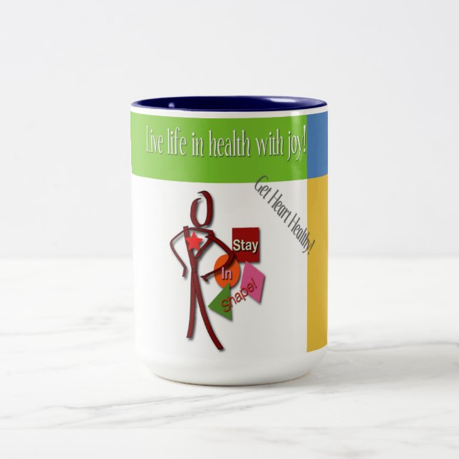 De Café Em Dois Tons "Estada caneca na forma" (Centro)