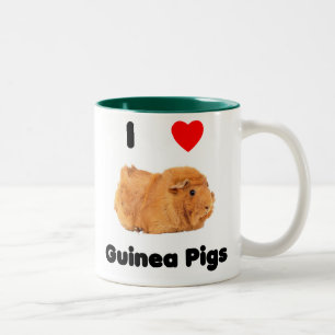 De Café Em Dois Tons Eu amo a caneca das cobaias