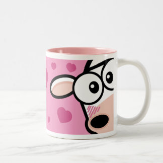De Café Em Dois Tons Eu amo a caneca do MOO