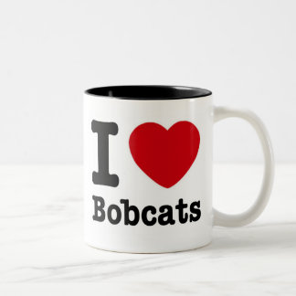 De Café Em Dois Tons Eu amo a caneca dos linces