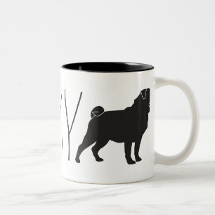 De Café Em Dois Tons Eu Amo Minha Caneca