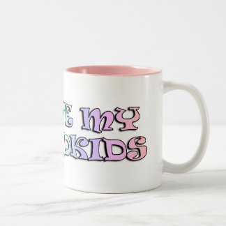 De Café Em Dois Tons Eu amo minha caneca dos netos