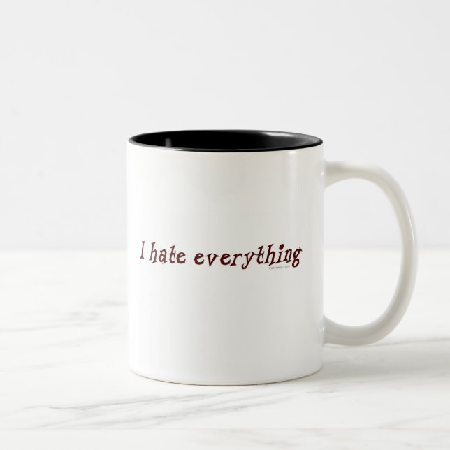 De Café Em Dois Tons Eu deio tudo caneca (Direita)