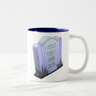 De Café Em Dois Tons Eu disse-o que eu era caneca doente