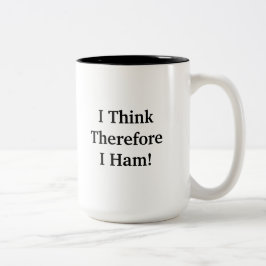 De Café Em Dois Tons Eu penso que conseqüentemente eu caneca do