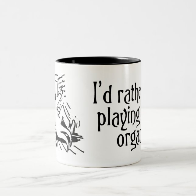De Café Em Dois Tons Eu preferencialmente estaria jogando minha caneca (Centro)