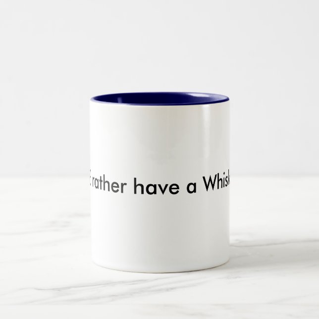 De Café Em Dois Tons Eu preferencialmente teria uma caneca do uísque (Centro)