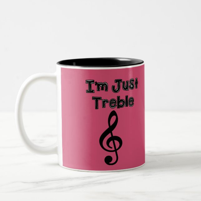 De Café Em Dois Tons Eu sou apenas caneca do triplo (Esquerda)