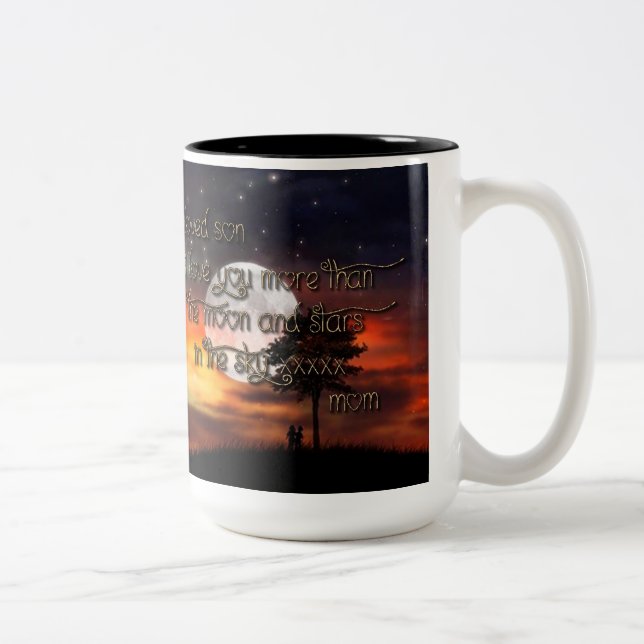 De Café Em Dois Tons Eu sou caneca do filho favorito da mãe (Direita)