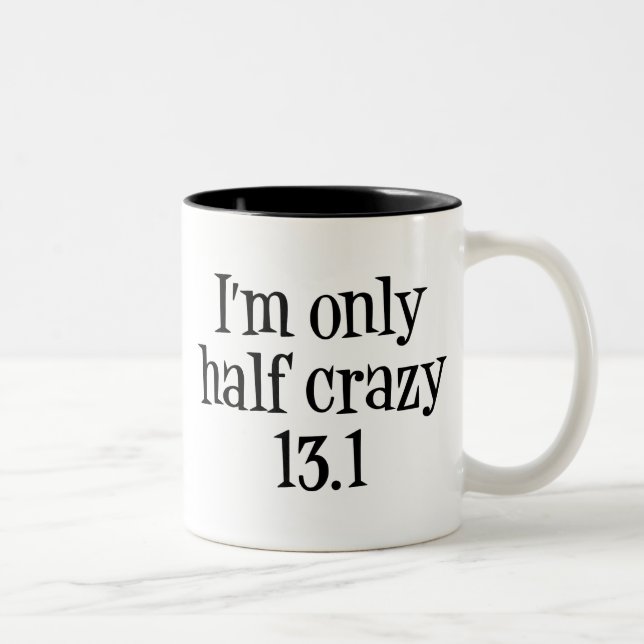 De Café Em Dois Tons Eu sou caneca louca somente meia (Direita)