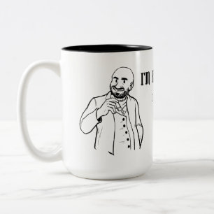 De Café Em Dois Tons Eu sou Konstantin Sokolov, e eu sou uma caneca