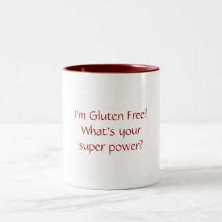 De Café Em Dois Tons Eu sou sem glúten! O que é sua caneca do poder