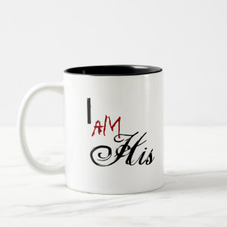 De Café Em Dois Tons "Eu sou sua" caneca
