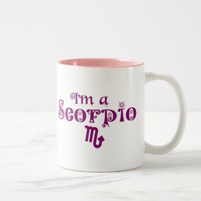 De Café Em Dois Tons Eu sou uma caneca da Escorpião (Direita)