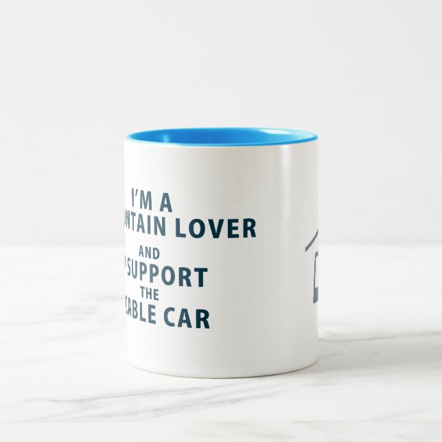 De Café Em Dois Tons Eu sou uma caneca do amante da montanha (Centro)