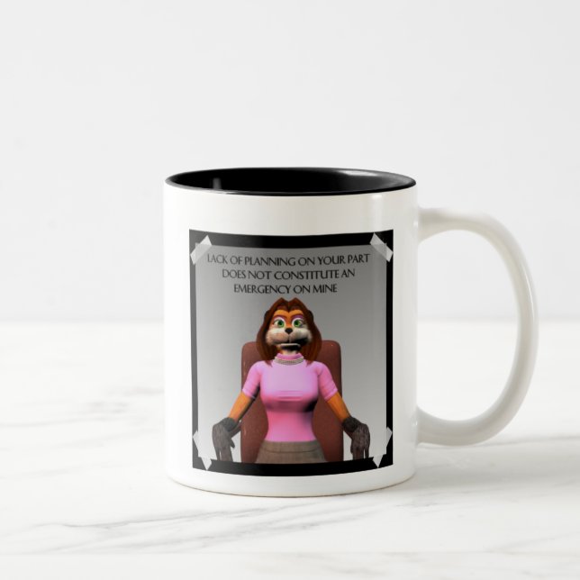 De Café Em Dois Tons Falta da caneca do planeamento (Direita)