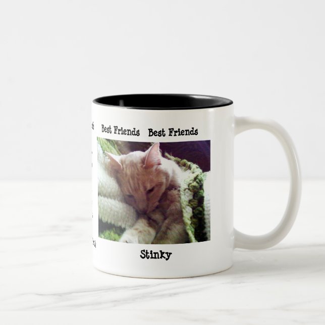 De Café Em Dois Tons Fatboy e caneca fedido dos "melhores amigos" (Direita)