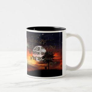 De Café Em Dois Tons Favorito da mãe - caneca da filha