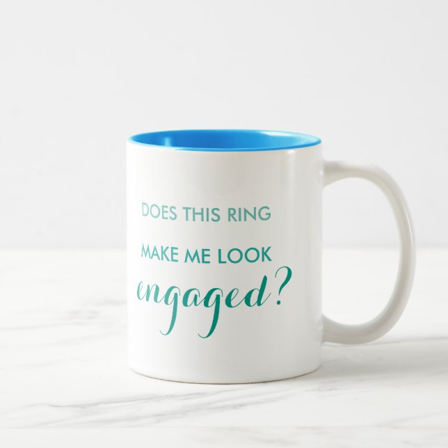 De Café Em Dois Tons Faz este anel fazem-me olhar a caneca contratada (Direita)