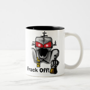 De Café Em Dois Tons Frack fora da caneca