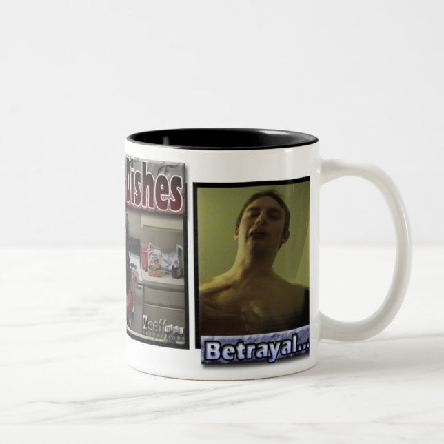 De Café Em Dois Tons Fuga dos pratos: Caneca repugnante (Direita)