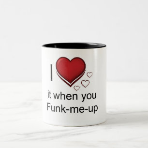 De Café Em Dois Tons funk mim acima da caneca