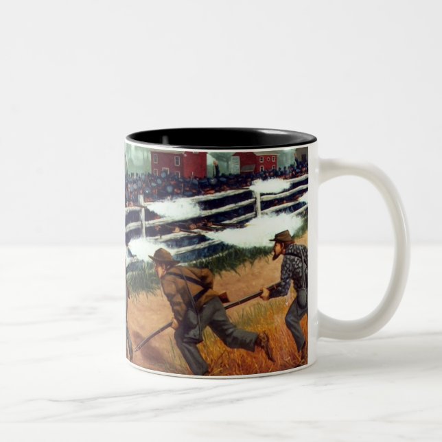 De Café Em Dois Tons Gettysburg, batalha na caneca 4 do Brickyard (Direita)