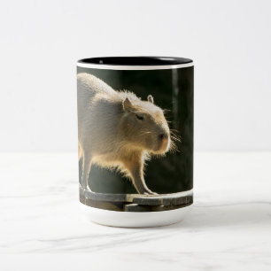 De Café Em Dois Tons Grande caneca do Capybara