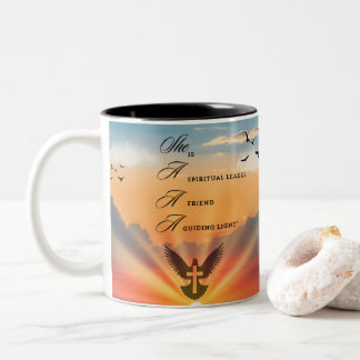 De Café Em Dois Tons "Guiando Luz do Sol", caneca Inspiracional