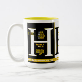 De Café Em Dois Tons H | O Fantasma na Máquina – Caneca Alfa Sity