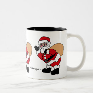 De Café Em Dois Tons Ho Ho Ho caneca do papai noel