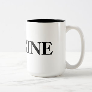 De Café Em Dois Tons Imagine a caneca