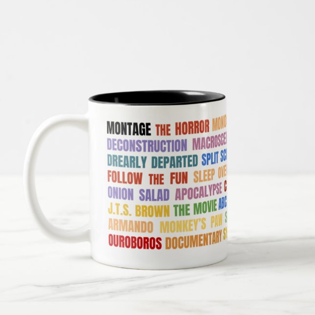 De Café Em Dois Tons Improv forma a caneca (Esquerda)