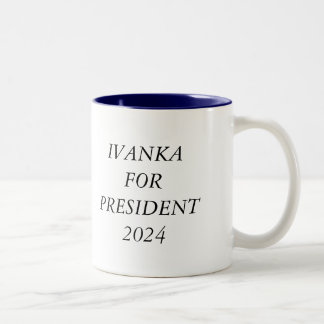 De Café Em Dois Tons Ivanka para o presidente Caneca