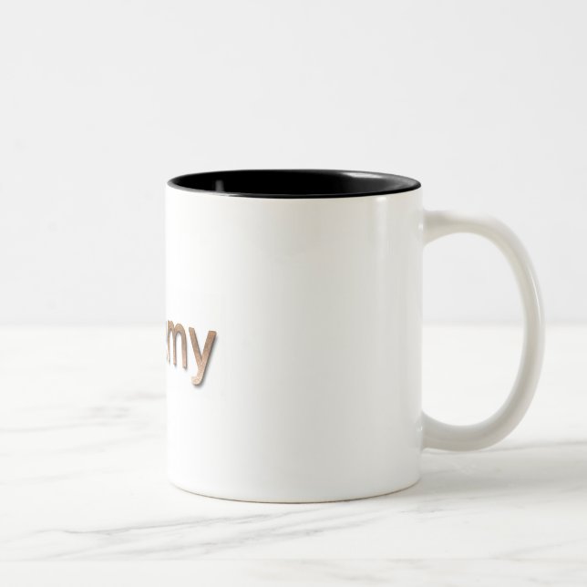 De Café Em Dois Tons Jeremy personalizou a caneca (Direita)
