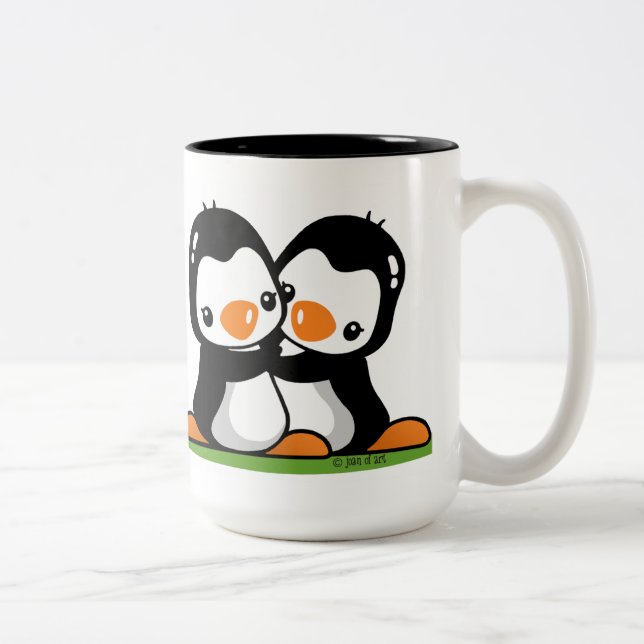 De Café Em Dois Tons Junto caneca (Direita)
