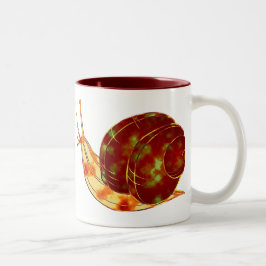 De Café Em Dois Tons Katatsumuri ou caneca do caracol