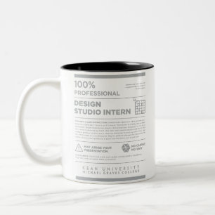 De Café Em Dois Tons Kean MGC Care Label Design Studio Caneca