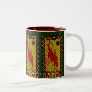 De Café Em Dois Tons Lakhotah uma caneca primitiva e simbólica