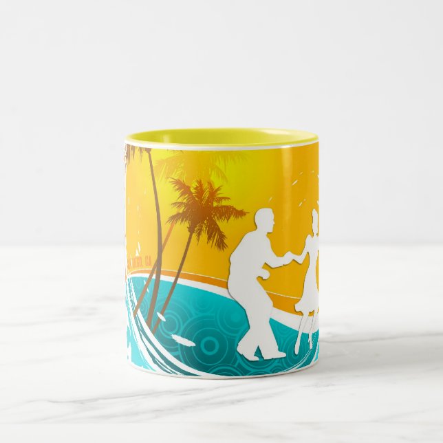 De Café Em Dois Tons LBTB - caneca 15oz (Centro)