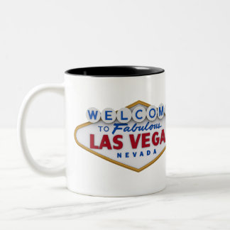 De Café Em Dois Tons legal caneca bem-vinda a las vegas