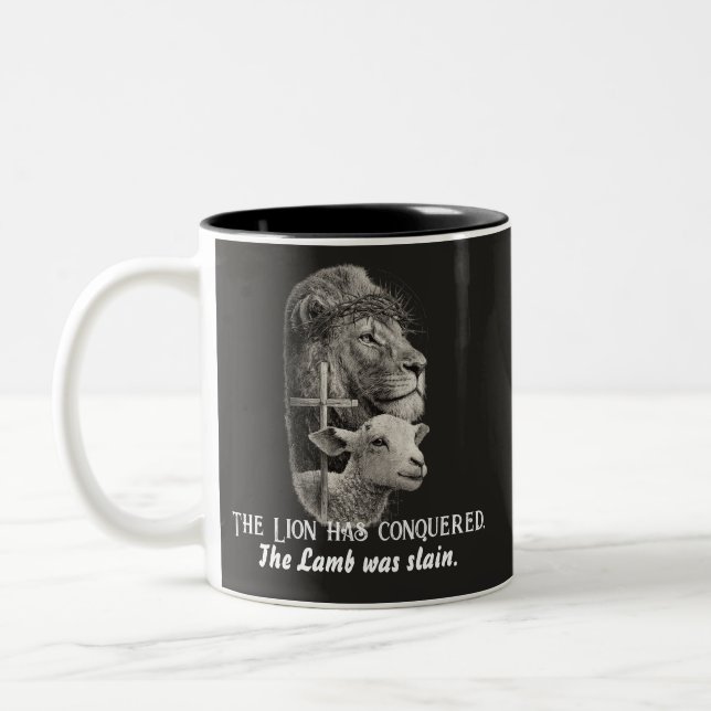 De Café Em Dois Tons Liderado, Mas Ainda Senhor - Caneca (Esquerda)