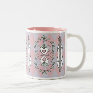 De Café Em Dois Tons Lilac da caneca do Dulcimer da montanha