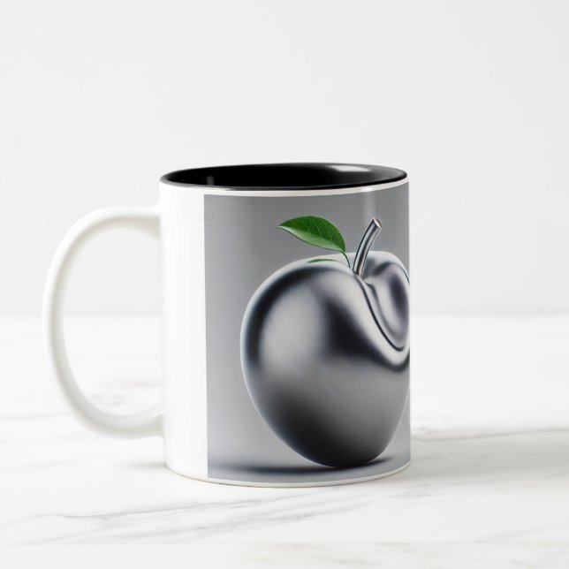 De Café Em Dois Tons Linda caneca (Esquerda)
