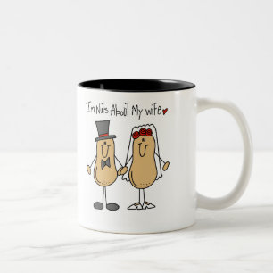 De Café Em Dois Tons Loucos sobre minha caneca da esposa