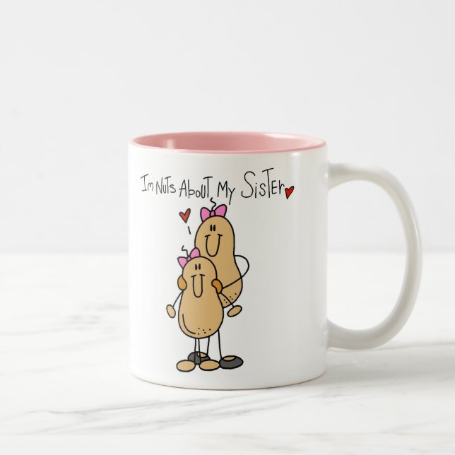 De Café Em Dois Tons Loucos sobre minha caneca da irmã (Direita)